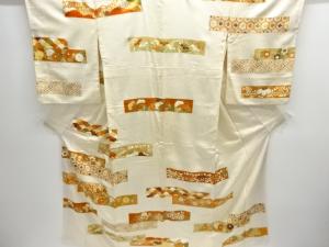 花古典柄模様刺繍一ツ紋訪問着（重ね衿付）